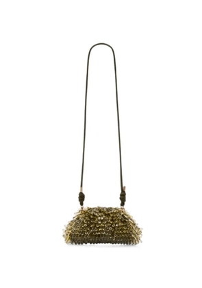 Cult Gaia Jaala bead-embellished clutch bag - Green