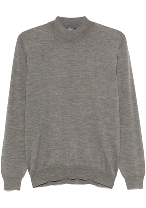 Fedeli Derby virgin wool sweater - Grey