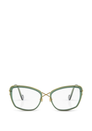 ANNA-KARIN KARLSSON Lacroix geometric-frame glasses - Green