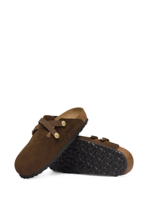 Birkenstock Blair buckle-fastening suede mules - Brown
