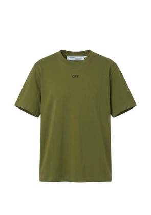 Off-White Arrows-patch logo-print T-shirt - Green
