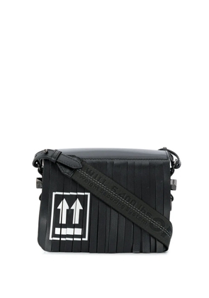 Off-White Fringed flap bag - Black