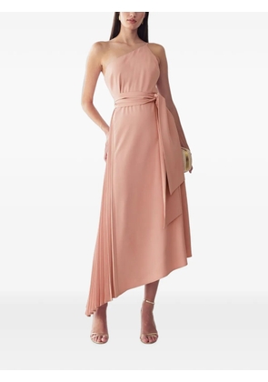 WILLA one-shoulder asymmetric dress - Pink