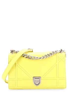 Christian Dior Pre-Owned Diorama Flap Bag Lambskin Small crossbody bag - Yellow