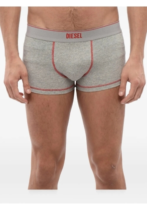 Diesel logo-print visible-seam boxers - Grey