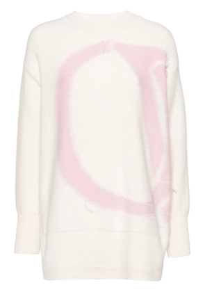 Off-White intarsia-knit logo jumpers