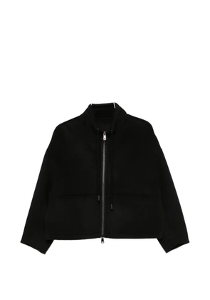Giorgio Brato drawstring high-neck jacket - Black