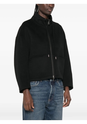 Giorgio Brato drawstring high-neck jacket - Black
