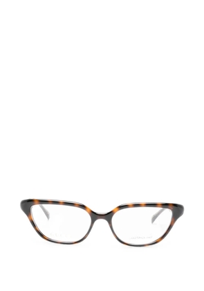Gucci Eyewear Bamboo-effect cat-eye glasses - Brown