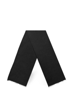 Gucci GG Supreme frayed scarf - Black