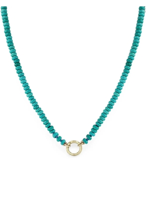 Zoë Chicco turquoise beaded necklace - Gold