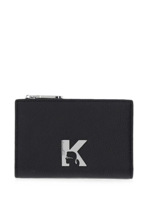 Karl Lagerfeld Jeans logo-plaque bifold wallet - Black