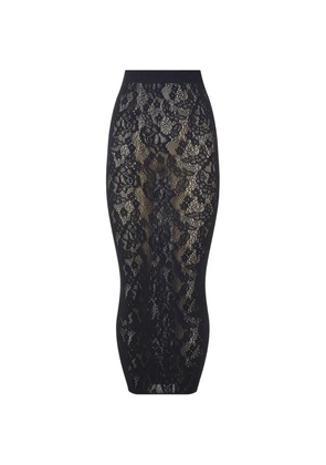Wolford Infinite Rose net skirt - Black