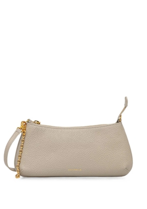 Coccinelle grained leather shoulder bag - Neutrals