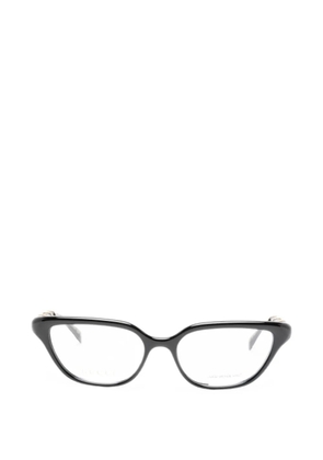 Gucci Eyewear Bamboo-detail cat-eye-frame glasses - Black
