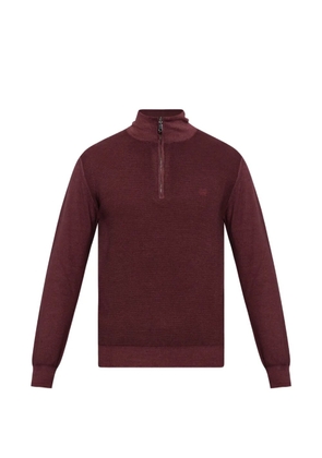 ETRO quarter-zip wool sweater - Red