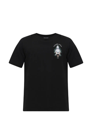 Casablanca Hotel Emblem print T-shirt - Black