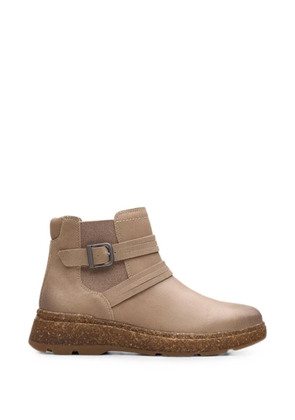Clarks Originals Noralyn buckle-detail suede ankle boots - Neutrals