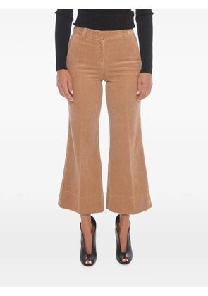 QL2 cropped trousers - Brown