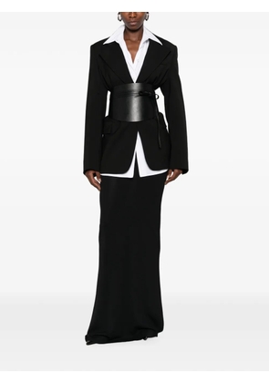 Max Mara single-breasted wool jacket - Black
