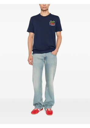 Kenzo cherry-patch T-shirt - Blue