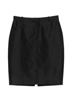Gucci rear-slit skirt - Black