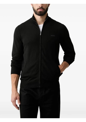 GUESS USA zip-up cardigan - Black