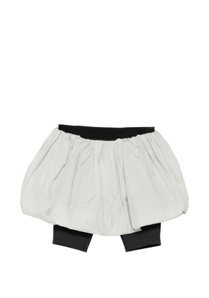 Juun.J gathered balloon-hem skirt - Grey