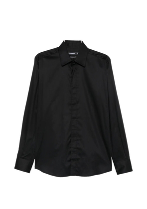 Karl Lagerfeld concealed-front shirt - Black