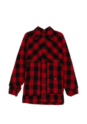 Junya Watanabe MAN X FIlson Garment checked wool jacket - Red