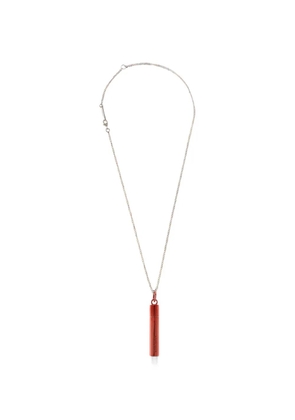 AMBUSH pill holder necklace - Silver