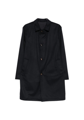 Kired cashmere button-down coat - Blue