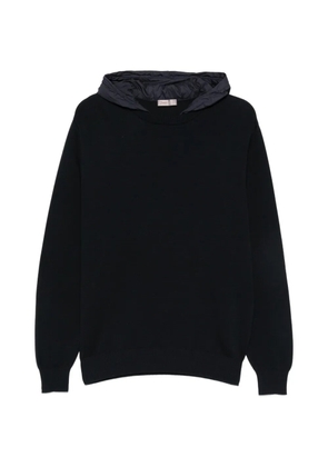 Herno hooded cotton sweater - Black