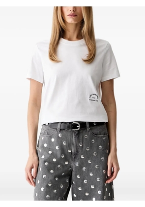 Karl Lagerfeld logo-print crew-neck T-shirt - White