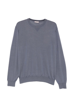 Herno crew-neck long-sleeve sweater - Blue