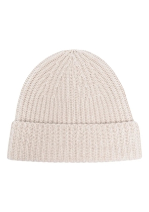 Lisa Yang ribbed-knit cashmere beanie - Neutrals