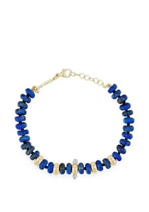 Zoë Chicco lapis and diamond beaded bracelet - Gold