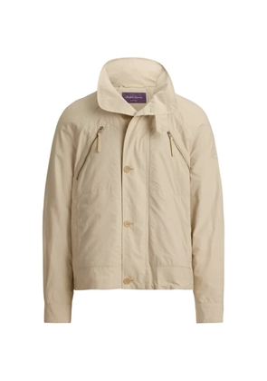 Ralph Lauren Purple Label stowaway-hood raglan-sleeve jacket - Neutrals