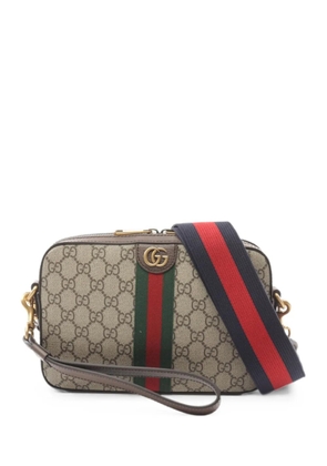 Gucci Pre-Owned 2020s GG canvas Web-stripe cross body bag - Neutrals