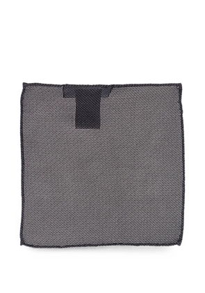 DSQUARED2 open-knit silk pocket square - Blue