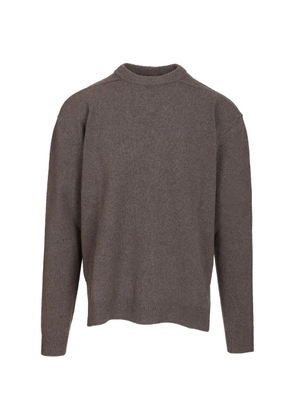 Rick Owens round-neck knitted sweater - Brown