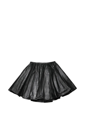Haikure pleated mini skirt - Black