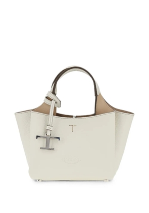 Tod's T Timeless leather tote bag - Neutrals