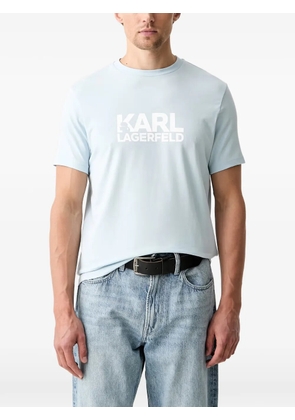 Karl Lagerfeld logo-print T-shirt - Blue