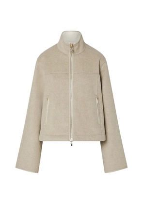 LIU JO boxy synthetic shearling coat - Neutrals