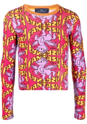 Stella McCartney x Disney Fantasia print top - Red