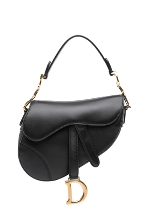 Christian Dior Pre-Owned 2018 Mini Smooth Calfskin Saddle Bag satchel - Black