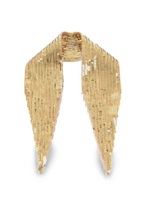 DSQUARED2 sequin-embellished scarf - Gold
