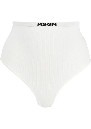 MSGM high-waisted briefs - White