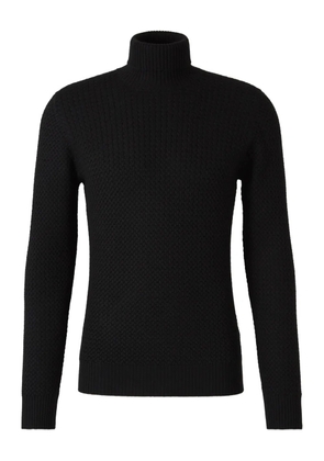 Gran Sasso cable-knit sweater - Black